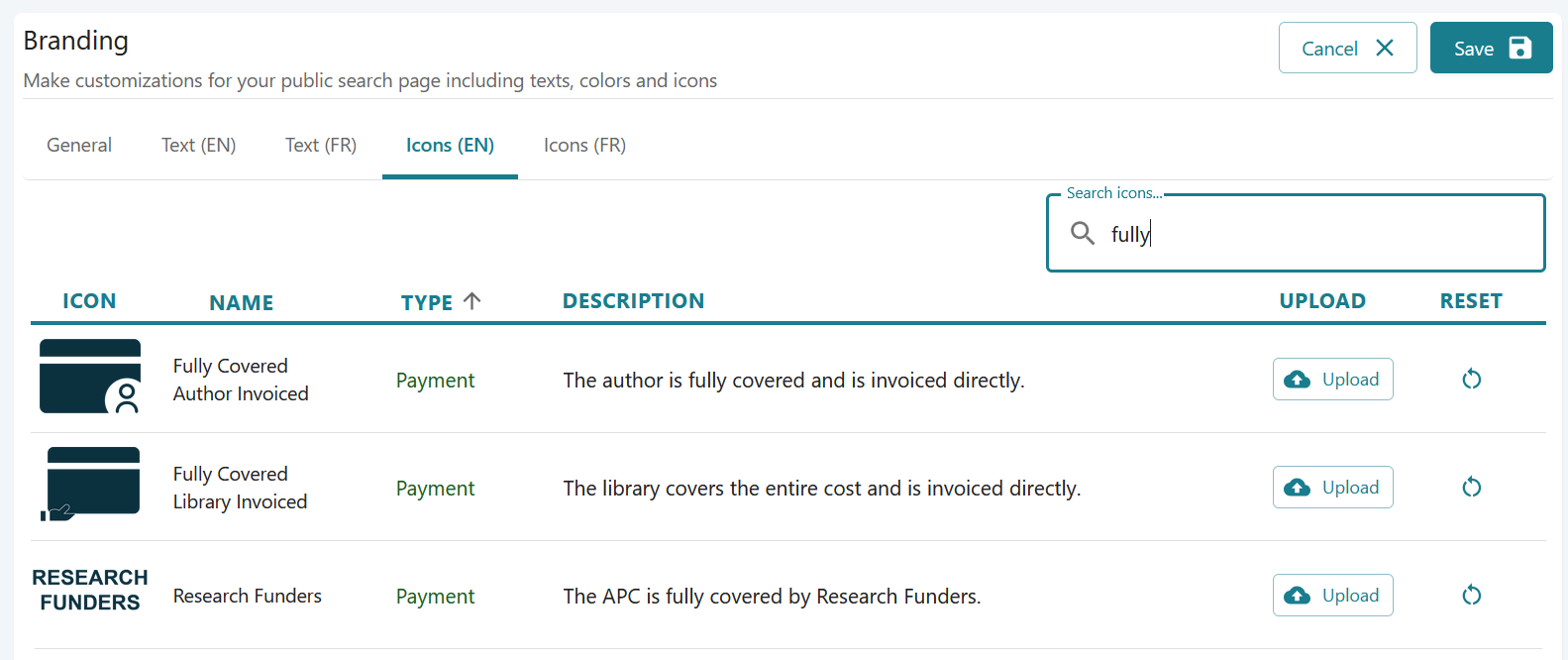 Search fully covered icon screenshot