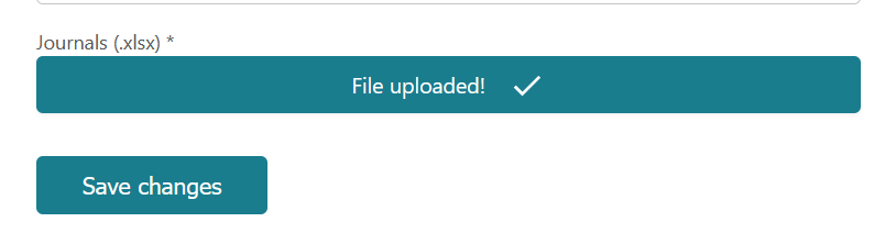 Screenshot of save changes buttons.