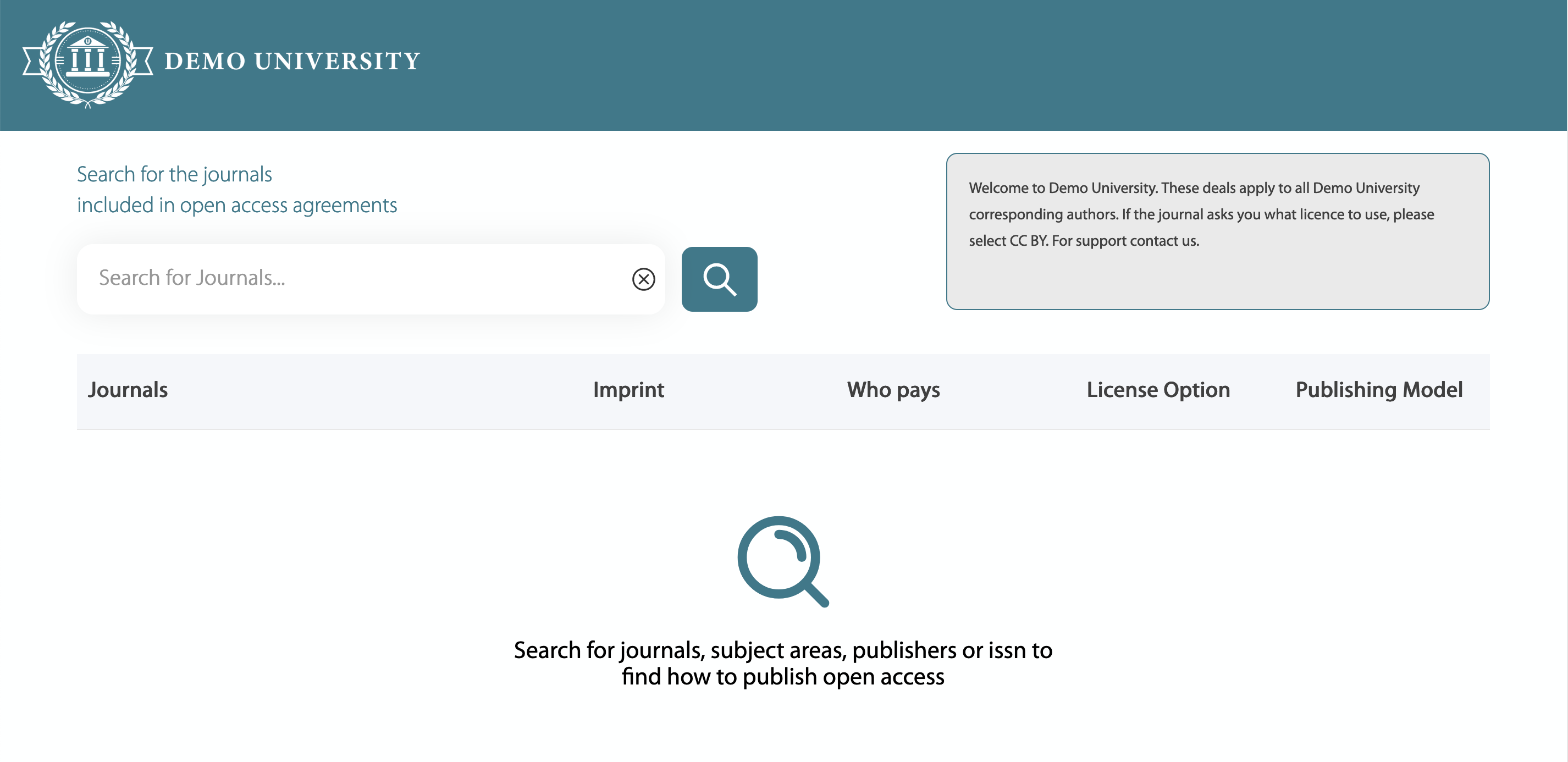 Search page screenshot.